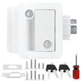 thumbnail image 1 of veasfak RV Door Lock Replacement Entry Door Lock Latch for Caravans Cargo Hauler White, 1 of 9