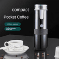 thumbnail image 2 of 2X Electronic Coffee Maker Rechargeable Espresso Machine Car Coffee Make Ground Coffee & Espresso Travel Camping, 2 of 7