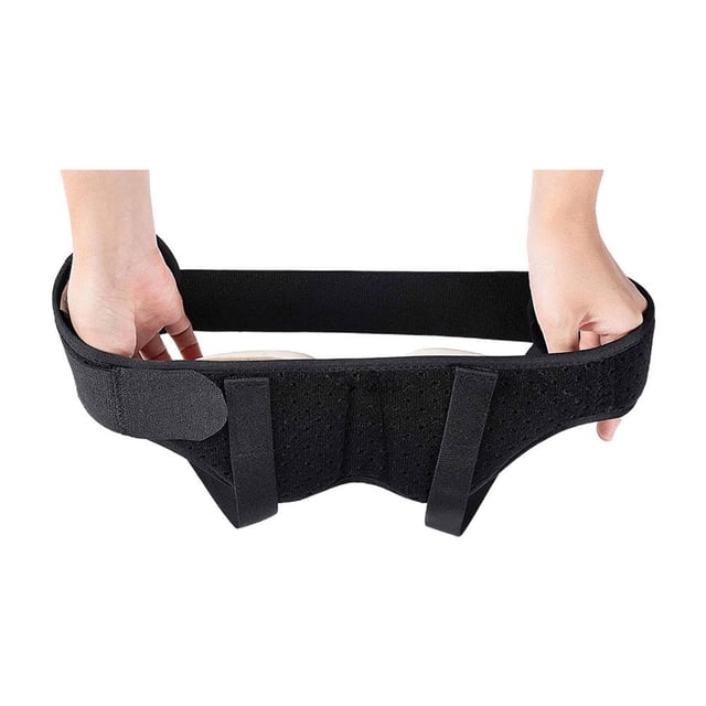 SharkTRUE Inguinal Hernia Support Belt - Double Groin Brace, Pain Relief, Adjustable Truss