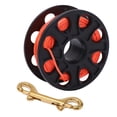 thumbnail image 3 of Finger Reel,  Diving Reel Lightweight With Double Ended  Snap Clip For Cave Diving Black, 3 of 8