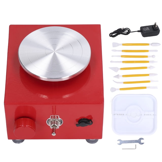 Pottery Wheel, Space Saving Low Noise Kids Pottery Wheel For DIY For School For Home US Plug
