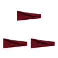 thumbnail image 4 of Wweixi Elastic Hair Bands For Comfort And High Elasticity Sweat Absorption 5wine red 1 3Set, 4 of 6