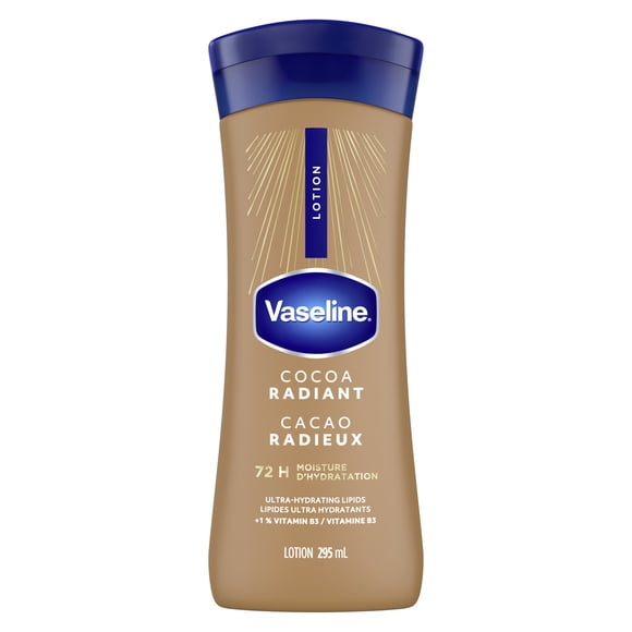 Vaseline Lotion Cocoa Radiant 72H Moisture, 295 ml
