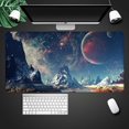 thumbnail image 2 of Large Mouse Pad 31.4 x 15.7inches 3mm XXL Extended Gaming Mouse Pad Mat with Non-Slip Base Stitched Mousepad for Computer,Office,Keyboard and Laptop-Mountain Star，Waterproof Desk Mat, 2 of 5