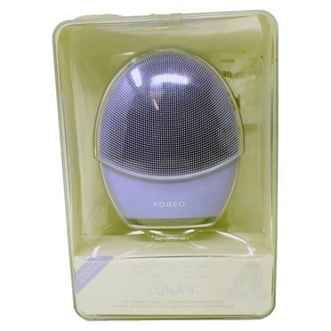 FOREO LUNA 4 2-In-1 Smart Facial Cleansing & Firming Device (Purple ) 1 Count