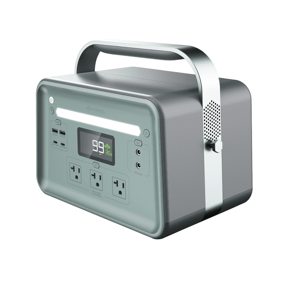 Yoshino B660 SST 9-Port Solid-State Power Station 602Wh, 660W Output/900W Peak Emergency Backup Battery Bank, Pure Sine Wave, Smart App Connect