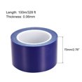 thumbnail image 2 of Unique Bargains Surface Protective Removable Scratch Film Tape Roll 2.76 inch x 328 ft, Blue, 2 of 4