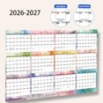 thumbnail image 1 of Calendrier Effaçable Laminé Double Face - Calendrier Mural Annuel Réutilisable avec Surface Effaçable à Sec pour la Maison, le Bureau et la Planification Familiale, 1 of 5