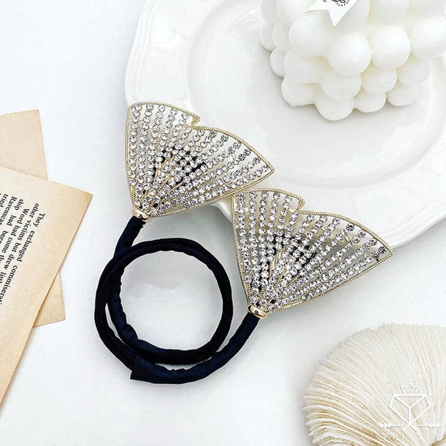 EGNMCR Personalized Pearl Rhinestone Hair High-end Women's Hair Princess Hairs curler