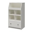 thumbnail image 4 of Ameriwood Home The Loft 1 Drawer Storage Tower, White, 4 of 9
