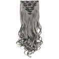 thumbnail image 2 of 7-Piece Set Matte Clip Wig Curly Hair Big Wave Wig Piece, Pullover Toupee, 2 of 4