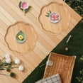 thumbnail image 4 of Dvruxg Bamboo Multi-Purpose Serving Tray, Wooden Fruit & Snack Platter, Splinter-Free Kitchen Storage Organizer for Parties & Everyday Use, 4 of 5