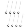 thumbnail image 1 of Unique Bargains 8Pack 6' Stainless Steel Espresso Spoons Mini Coffee Spoon Teaspoon, Silver, 1 of 4