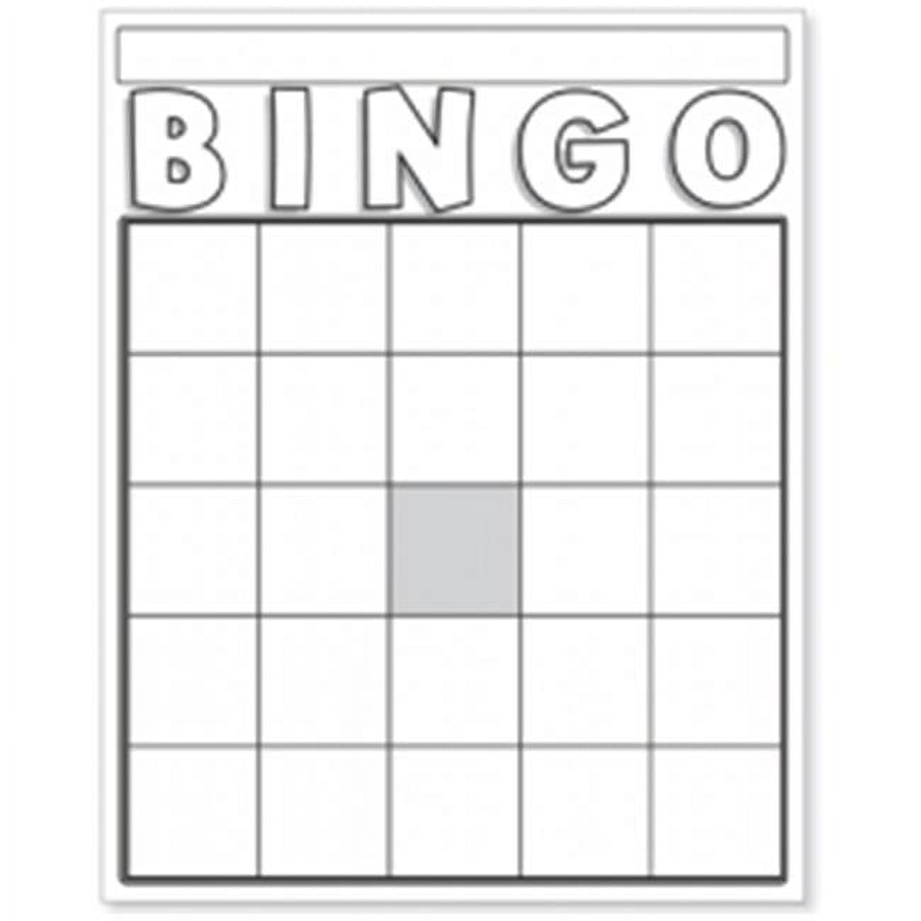 Hygloss Produits HYG87130 Cartes Bingo Vierges - Blanc