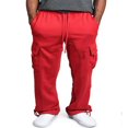 thumbnail image 1 of Men‘s Casual Gym Cargo Combat Straight Loose Jogger Sweat Track Pants, 1 of 4
