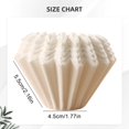 thumbnail image 3 of 100 Paper Coffee Filters, Ngxiha Coffee Filters Small Coffee Maker Single Coffee Pot Pour Over Coffee Makers, 3 of 5