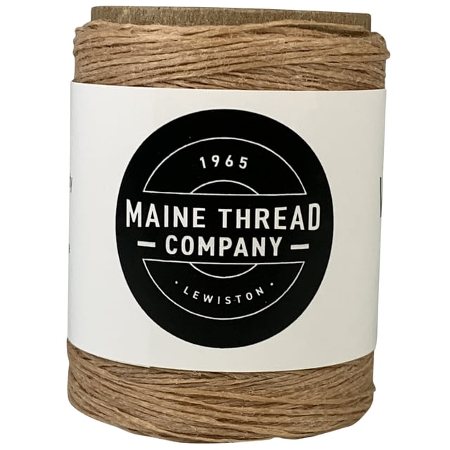 Maine Thread 0.020" Waxed Poly Cord 1 Ply - Bark Tan