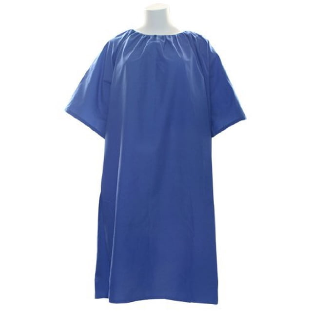 NOBLES HEALTH CARE PRODUCT SOLUTIONS Robe d'Hôpital pour Femmes, Royal, 5X