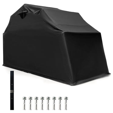 Costway 11.2' x 4.5' x 6.3' Waterproof Motorbike Storage Tent Outdoor Motorcycle Shelter