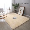 thumbnail image 2 of Washable Fluffy Area Rug Rectangular Anti-Slip Artificial Soft Plush Shag Carpet Home Bedroom Living Room Fluffy Rectangular Anti-Slip Artificial Soft Washable Fluffy Rectangular  Light P, 2 of 8