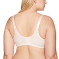 thumbnail image 2 of Bali Womens Cotton Double Support Wirefree Bra, 38DDD, Blushing Pink, 2 of 2