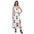 thumbnail image 3 of Moomaya WoMen's Printed Adjustable Spaghetti Strap Casual Dress With Side Slit, 3 of 6