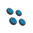 thumbnail image 2 of maskred 4pcs/set RC Car Wheel Rim Tire Modification Parts For 1/28 Wltoys K969 RC Car Vehicle Upgrade Wheel blue 1Set, 2 of 6