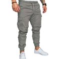 thumbnail image 3 of Pantalon Droit Urbain Ajusté pour Hommes, Pantalon Cargo Décontracté, 3 of 4