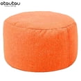 thumbnail image 1 of SNNROO Housse de Repose-Pieds en Coton et Lin pour Pouf, Petit Tabouret Rond pour Coin, 1 of 7