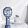 thumbnail image 1 of Boovnll New Small Fan Quiet Large Wind, Rechargeable Desktop Usb Mini Handheld Fan, Intelligent Digital Display, Five Speed Wind, 1 of 8