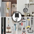 thumbnail image 3 of MesaSe Crochets Magnétiques Antirouille en Acier Inoxydable Noir 4 Pcs, 3 of 7