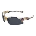thumbnail image 1 of Global Vision Metro White Camo Smoke Wrap Wrap Around Sport Motorcycle Hunting, 1 of 1