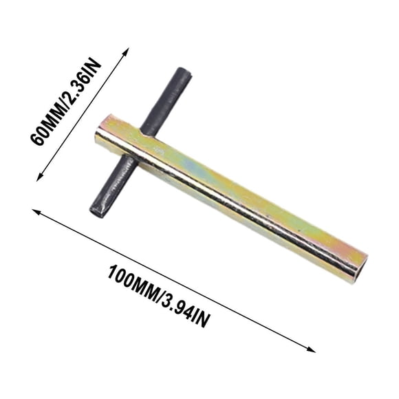 ZZkhGO Triangular Elevator Key, Long Emergency Elevator Door Key for Lift, Heavy-Duty Wrench with Extended Handle for Maintenance, Rescue, Firefighters