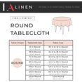 thumbnail image 4 of LA Linen TCpop58R-OliveP21 Polyester Poplin Tablecloth, Olive - 58 in. Round, 4 of 4