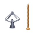 thumbnail image 3 of Heavy Duty Expansion for Faucets and Fixtures High Strength Wall Plugs for Secure in Concrete Brick and Drywall Suitable for Faucets Hardware and Fixtures, 3 of 5