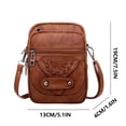 thumbnail image 2 of Small Purses for Women Retro Shoulder Bag, Mini Small Bag, Multi Compartment Large Screen Phone Bag, Women's Phone Bag, Coin Wallet Cell Phone Purse, 2 of 9