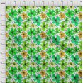 thumbnail image 4 of oneOone Georgette Viscose Green Fabric Floral Sewing Craft Projects Fabric Prints By Yard 42 Inch Wide, 4 of 4