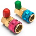 thumbnail image 2 of Biltek R134a A/C Manifold Gauge Conversion Kit High Low Angle Quick Adapter ACME, 2 of 4