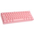 thumbnail image 2 of Clavier Câblé, Mécanique 61 Touches RGB Clavier Rétroéclairé USB pour Ordinateur de Bureau pour Ordinateur Portable, 2 of 8