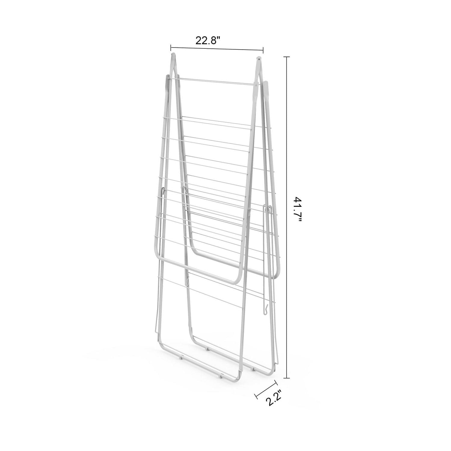 Mainstays Cross Wing Clothes Drying Rack, 53.1inWx22.4inDx39inH