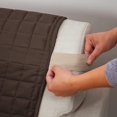 thumbnail image 4 of 2024 Produits pour Animaux Housse de Meuble Protecteur Réversible pour Chaise Chiens & Chats Bleu Marine/gris, 4 of 5