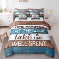 thumbnail image 1 of YST Lake Theme Comforter Set, 7pcs Bed in a Bag, Twin Size, 1 of 5