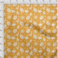 thumbnail image 4 of oneOone Rayon Light Peach Fabric Halloween Craft Projects Decor Fabric Printed By The Yard 56 Inch Wide, 4 of 4