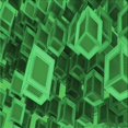 thumbnail image 1 of Ahgly Company Machine Washable Indoor Square Transitional Deep Emerald Green Area Rugs, 4' Square, 1 of 7