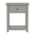 thumbnail image 3 of Living Essentials by Hillsdale Table d'Appoint en Bois Harmony Gris, 3 of 17