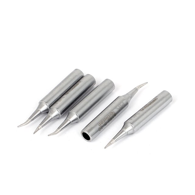 Unique Bargains 900M-T-IS Outil de Station de Rechange Pointu Courbé pour Soudure Pointe en Fer 5 Pcs