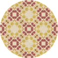 thumbnail image 1 of Ahgly Company Tapis d'Intérieur Lavables en Machine, Ronds, Transitionnels, Dorés, Ronds de 3', 1 of 7