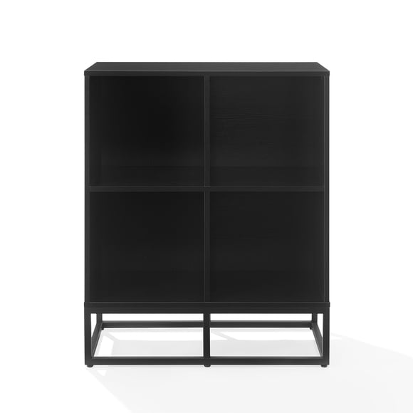 Crosley Furniture Enzo Record Storage Cube Bookcase in Black