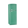 thumbnail image 1 of Unique 310L Ocean Mist Turquoise Top Mount Refrigerator, 1 of 19