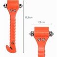 thumbnail image 4 of Car Rescue Hammers - 2X Emergency Hammer with Integrated Belt Cutter - Windshield Window Glass Breaker - Road Safety 19.2X7.3X3.4cm, 4 of 5
